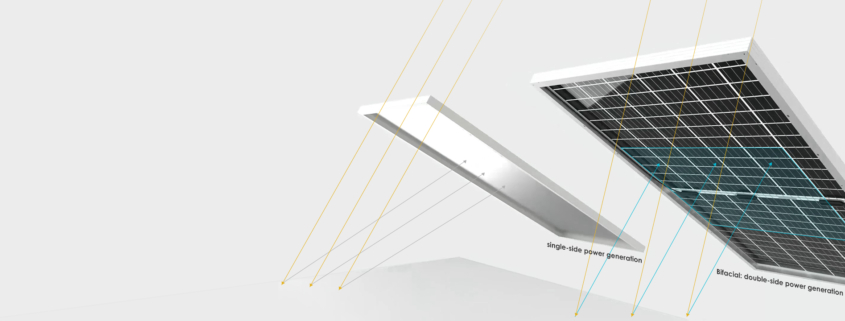 เปรียบเทียบ แผงโซล่าเซลล์ ชนิด monofacial และ bifacial